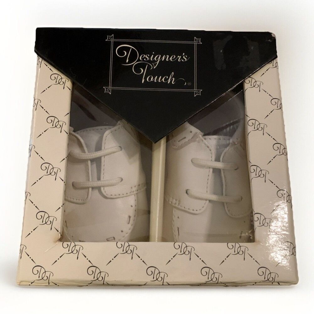 Designers Touch Baby Shoes Size 2 - Made In The USA - Crib Shoes 4174DTB